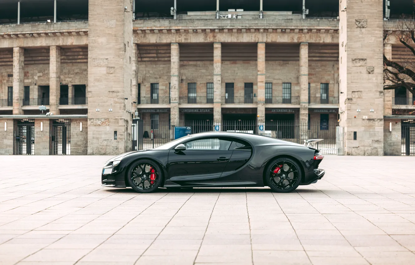 Фото обои Bugatti, side view, Chiron, Bugatti Chiron