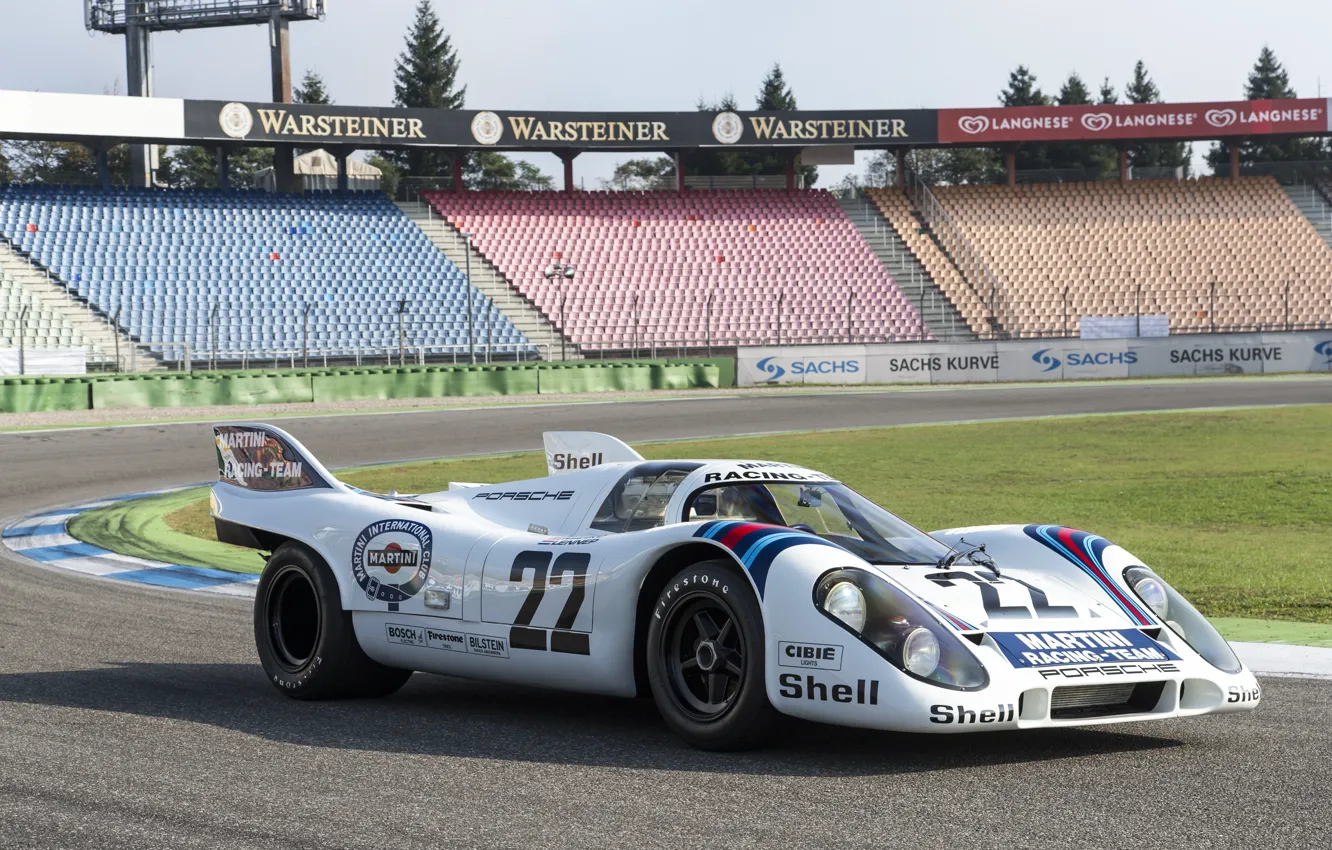 Фото обои Porsche, 1971, racing track, 917, Porsche 917 KH