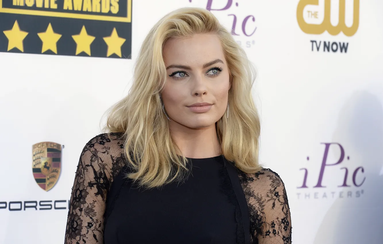 Фото обои актриса, блондинка, красотка, премьера, фотосессия, Волк с Уолл-стрит, Margot Robbie, Марго Робби