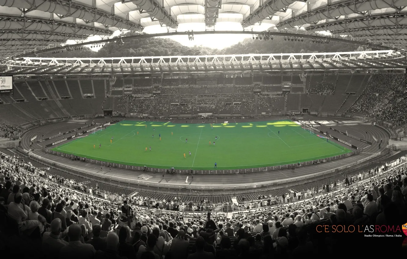 Фото обои wallpaper, sport, Italy, stadium, football, AS Roma, Stadio Olimpico