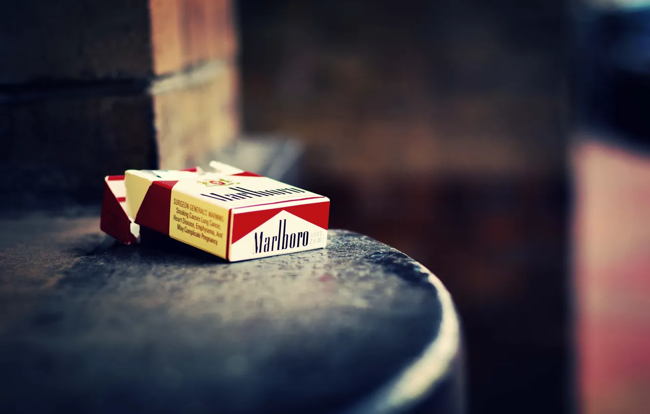 Фото обои cigarette, box, Marlboro