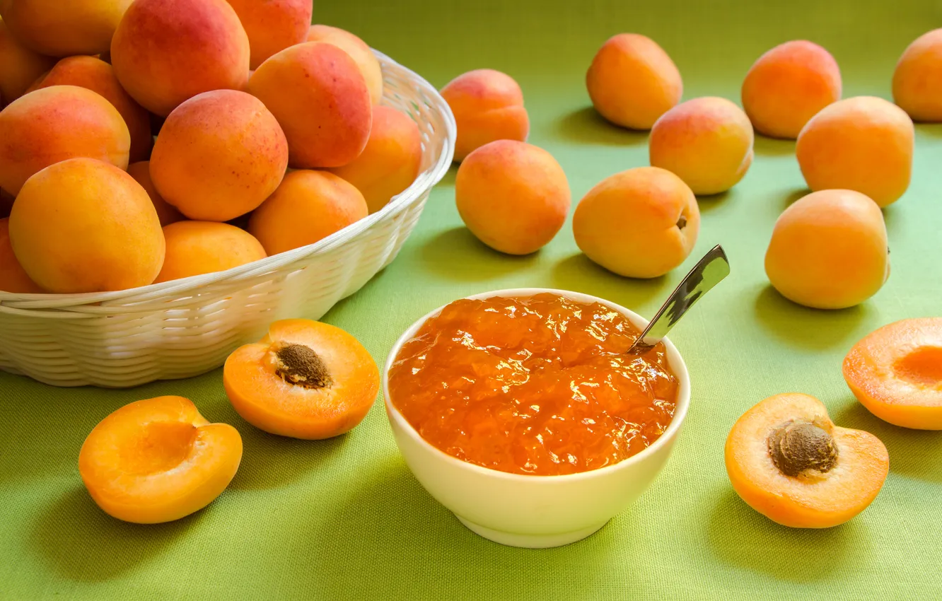 Фото обои фрукты, абрикосы, apricot
