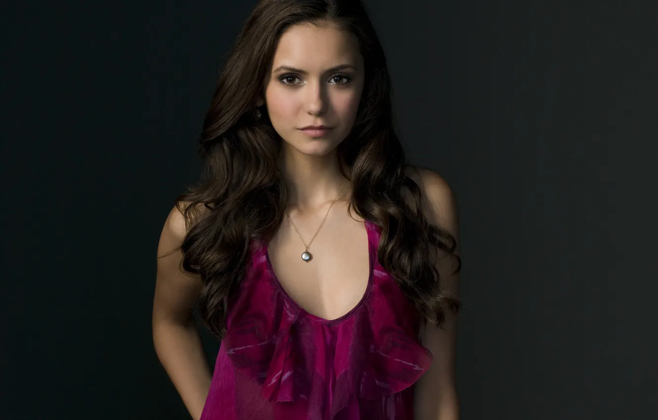 Фото обои девушка, нина добрев, nina dobrev