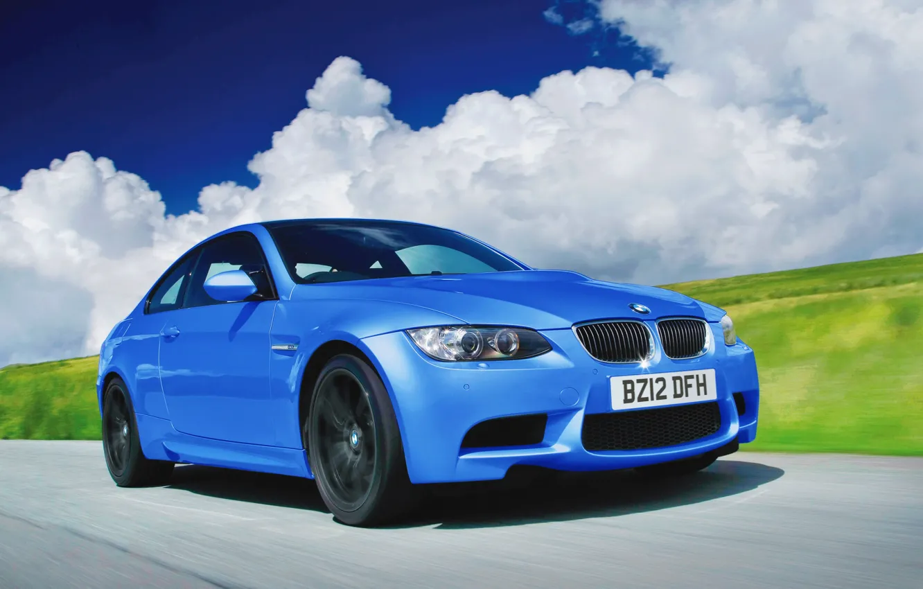 Фото обои BMW, road, cloud, UK-spec, M3 Coupe, Limited Edition 500