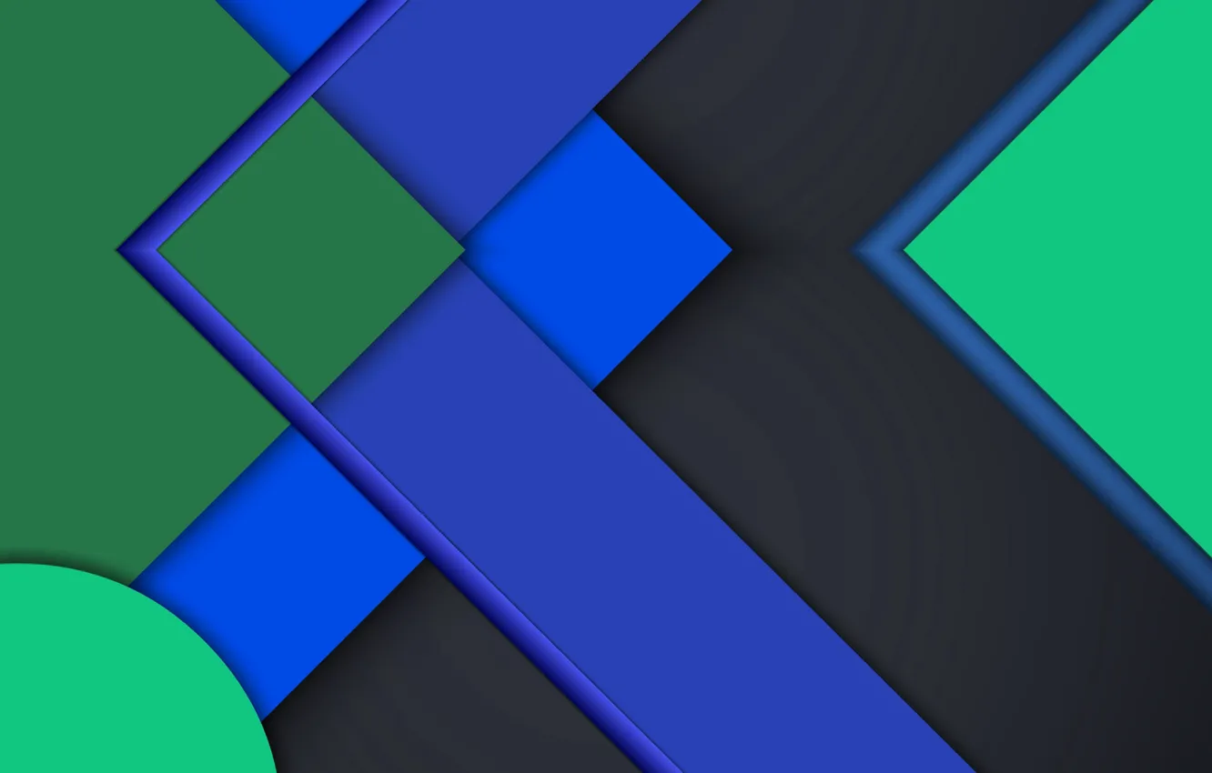 Фото обои круги, тень, треугольник, слой