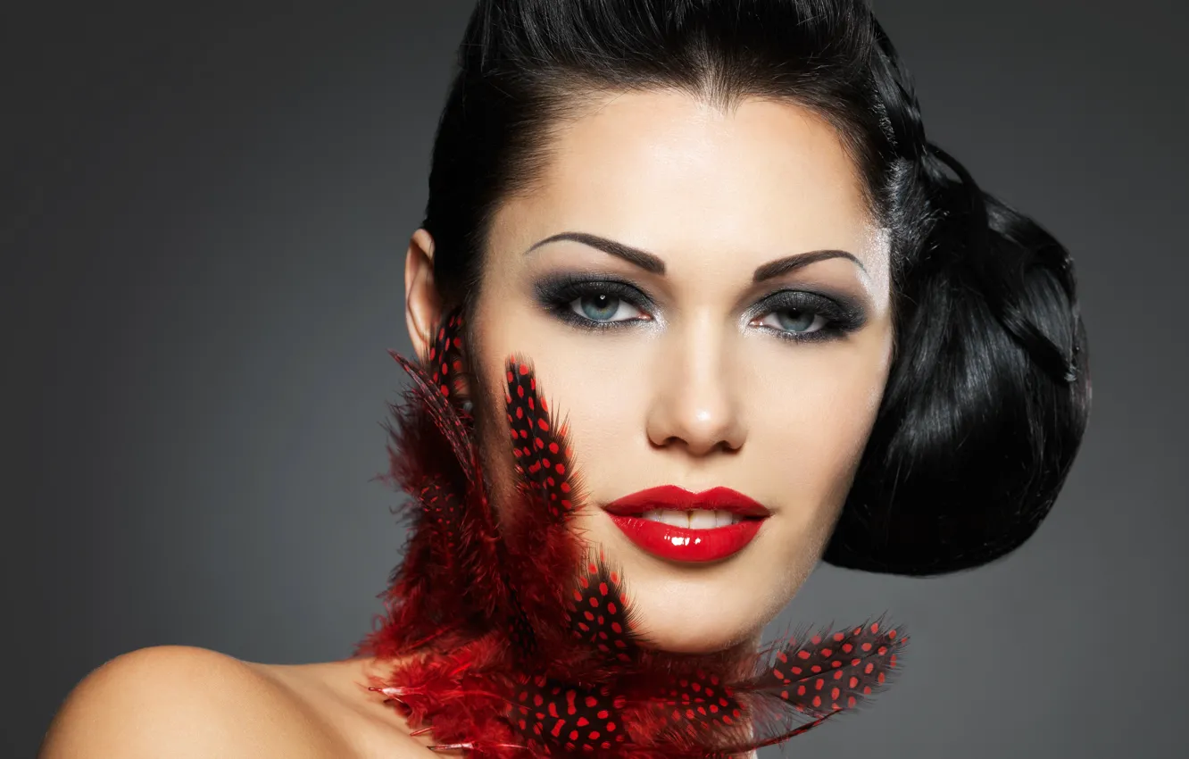 Фото обои girl, model, face
