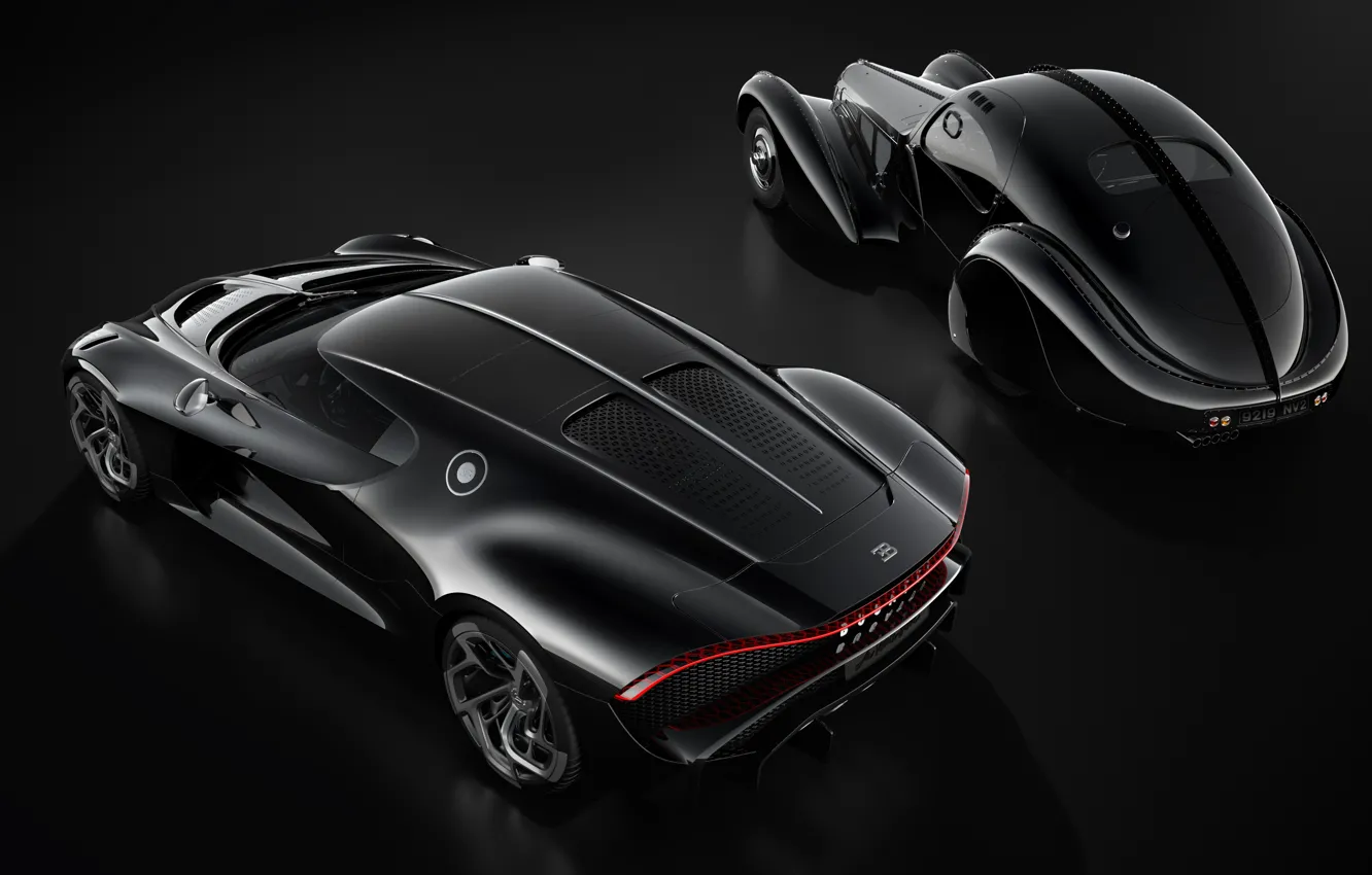 Фото обои машины, ретро, Bugatti, гиперкар, La Voiture Noire