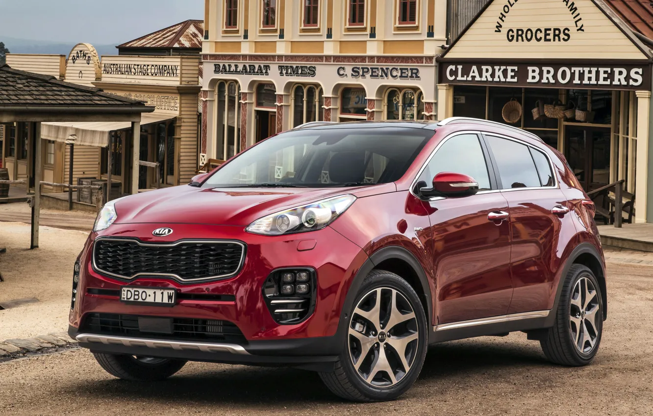 Фото обои Kia, киа, кроссовер, Sportage, спортаж