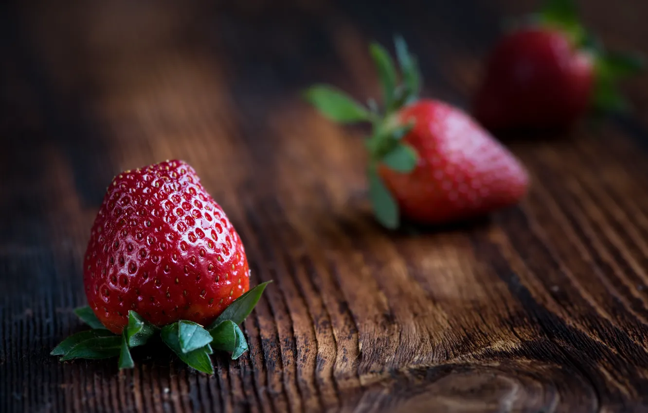 Фото обои клубника, ягода, Fragaria viridis, Полуница