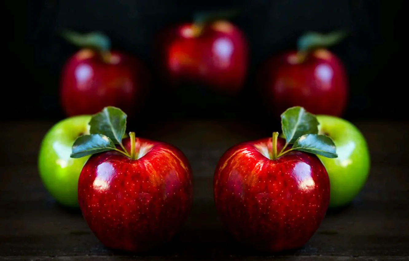 Фото обои light, still life, fruits, shadows, apples