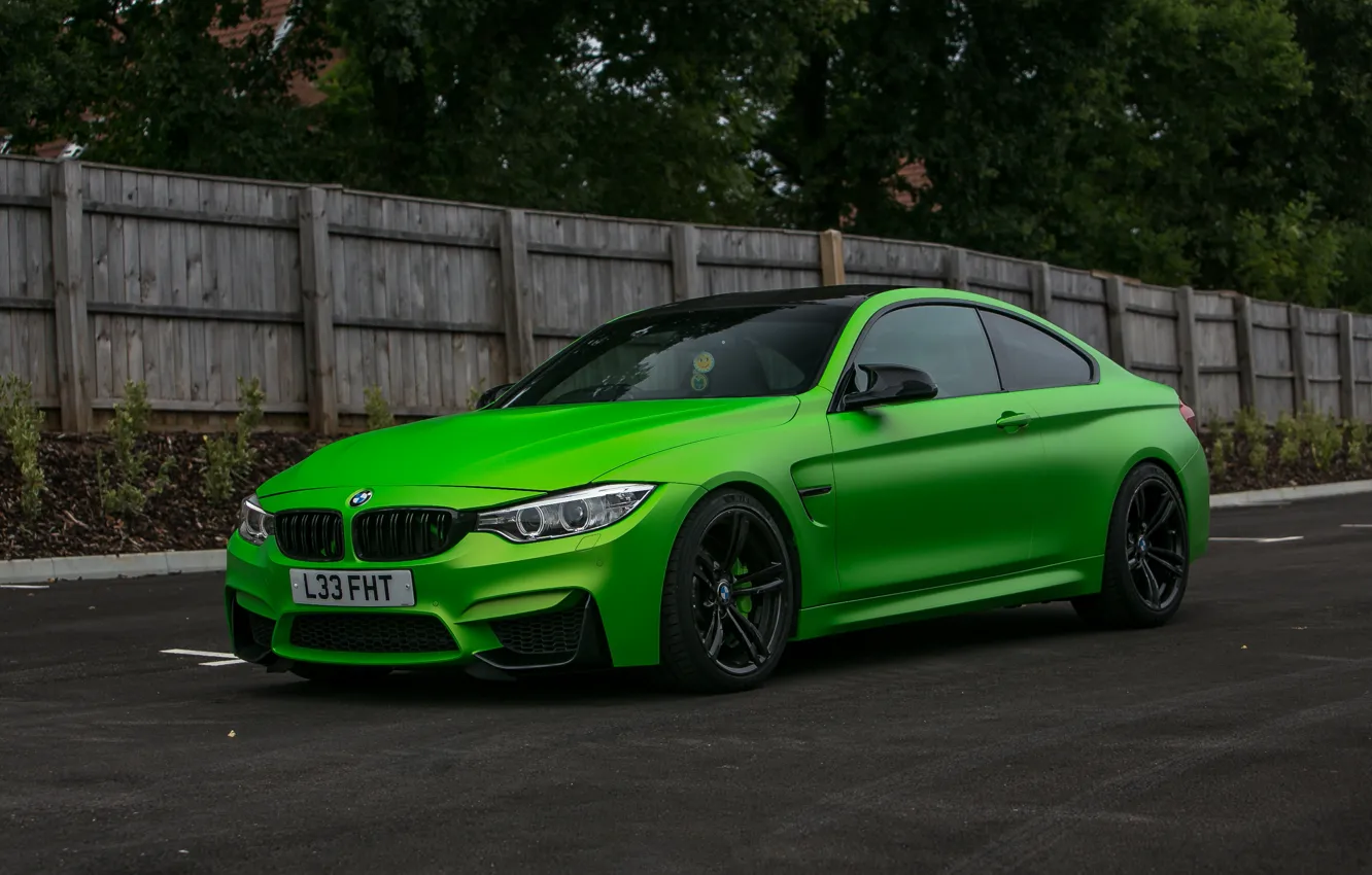 Фото обои BMW, Green, matte, wrap, Wasabi