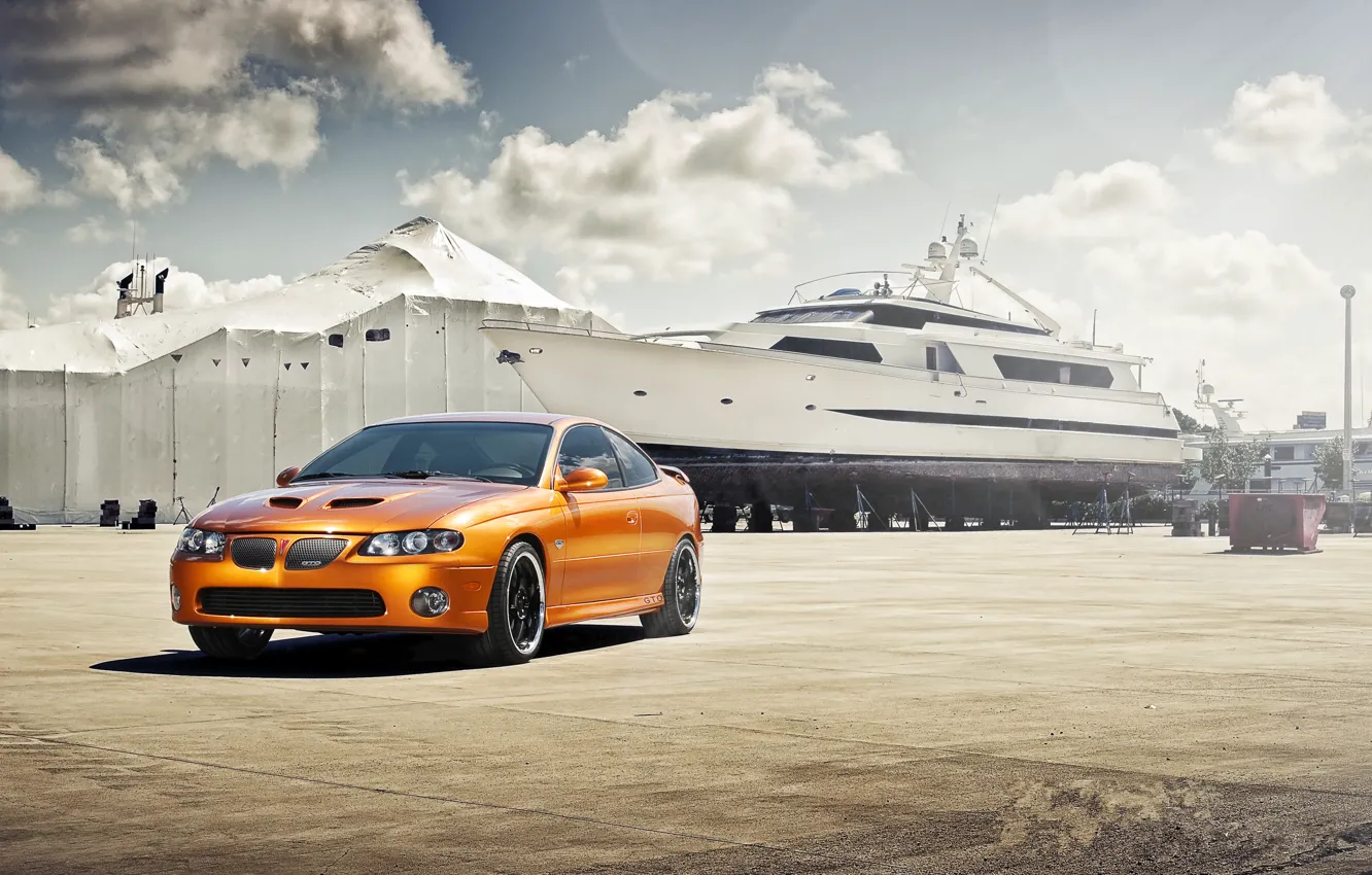 Фото обои Orange, GTO, Holden