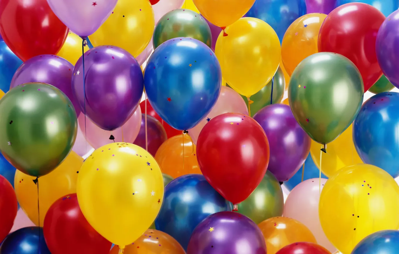 воздушные шары с днем рождения картинки