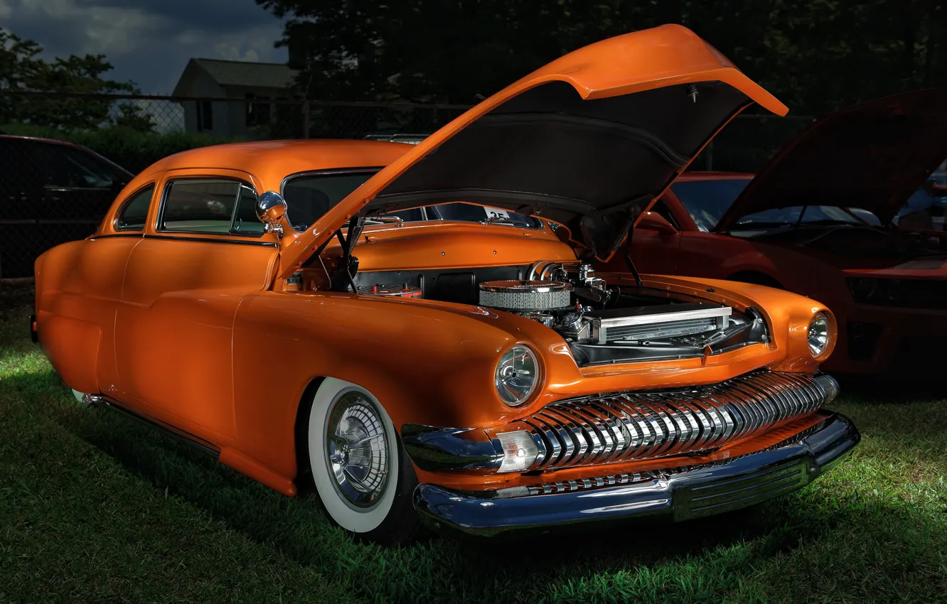 Фото обои 1951, Mercury, Custom Coupe
