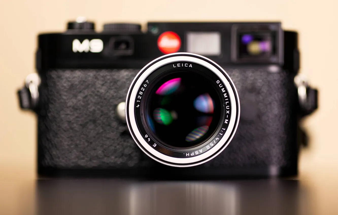 Фото обои Макро, фотоаппарат, объектив, Leica M9