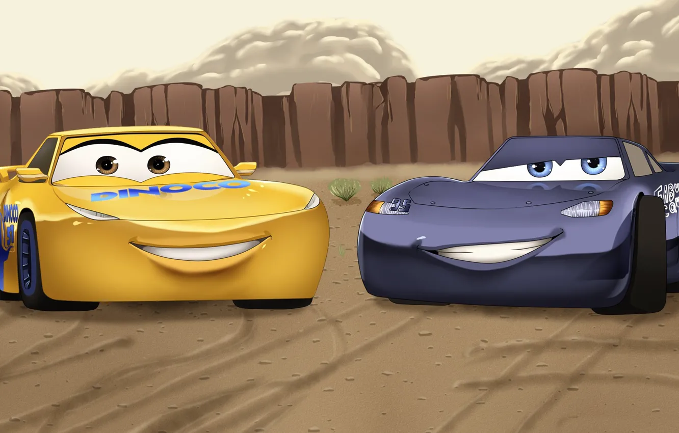 Фото обои car, Cars, animated film, animated movie, Cruz Ramirez, by enara123, MqQueen
