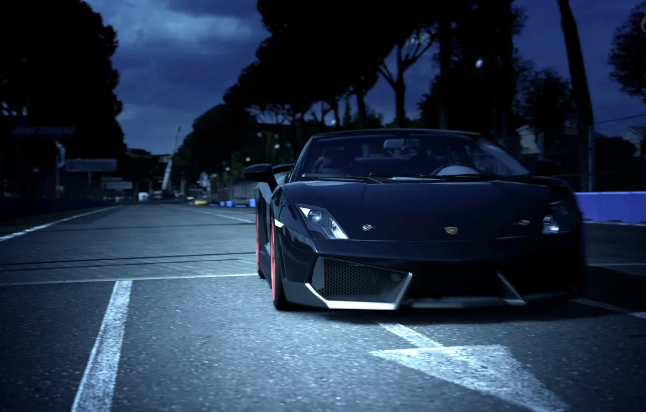 Фото обои дорога, фото, Auto, cars, Lamborghini Gallardo