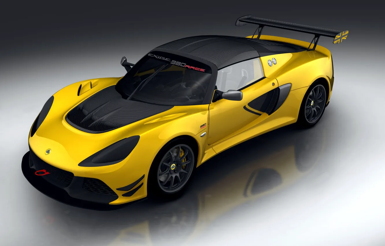 Фото обои car, Lotus, supercar, yellow, Lotus Exige, Sport 380, Lotus Exige Sport 380