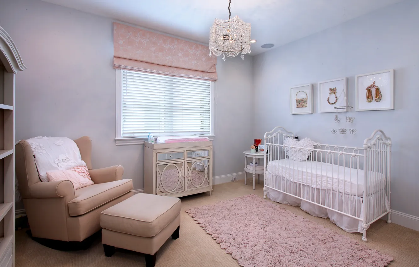Фото обои комната, ковер, кровать, интерьер, кресло, шкаф, особняк, Design