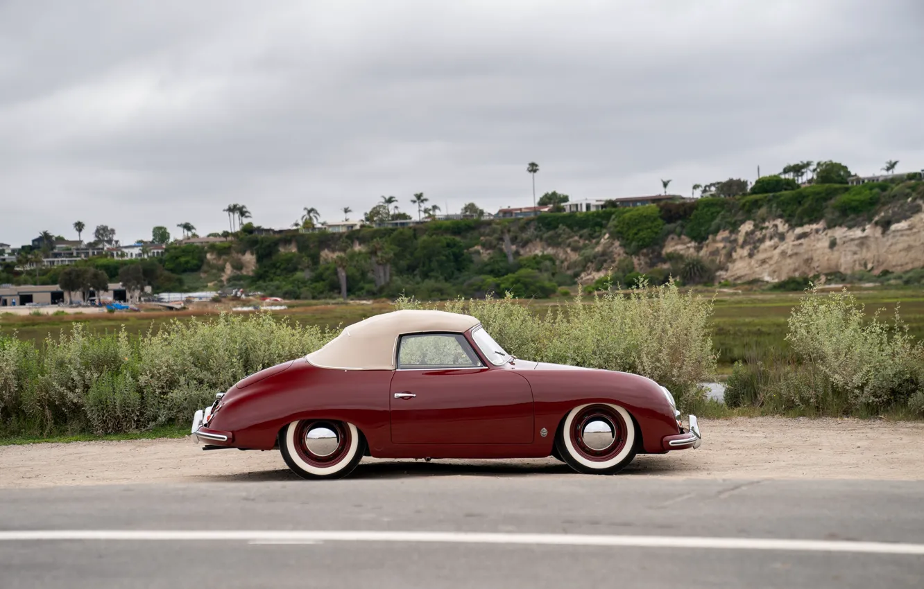 Фото обои Porsche, 1953, 356, Porsche 356 1300 Cabriolet