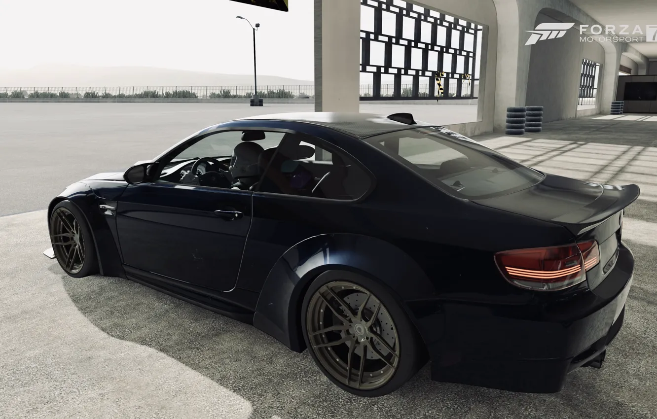 Фото обои HDR, BMW, Game, BMW M3, Wide Body Kit, Liberty Walk, FM7, UHD
