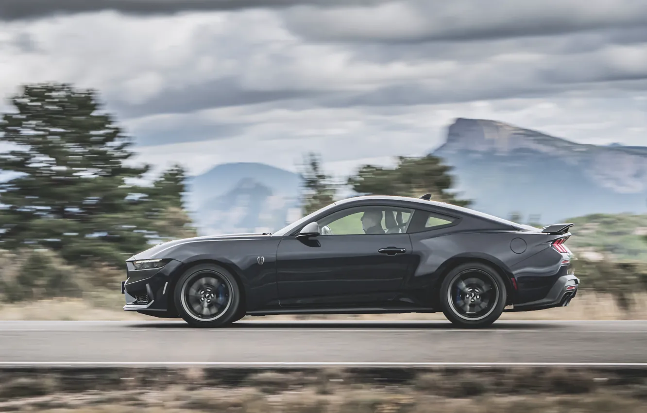 Фото обои Mustang, Ford, Ford Mustang Dark Horse