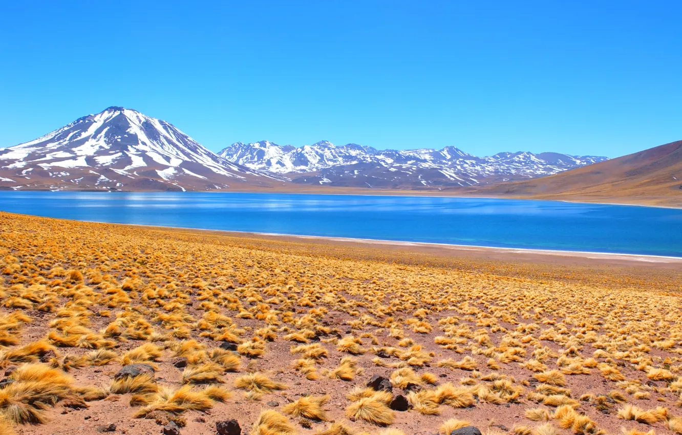 Фото обои горы, природа, ландшафт, лагуна, Боливия, Salar d'Atacama