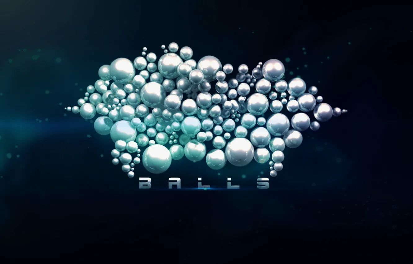 Фото обои шары, balls, KraSS