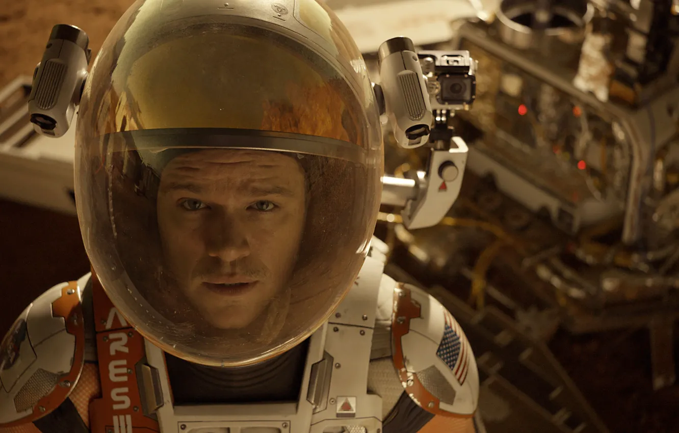 Фото обои Alone, Ridley Scott, Film, Matt Damon, 2015, The Martian