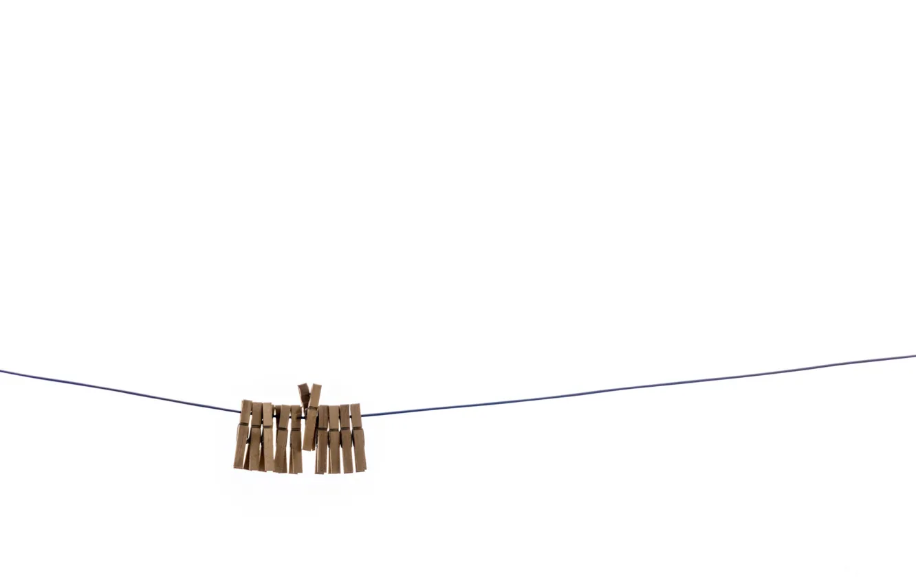 Фото обои фон, минимализм, прищепки