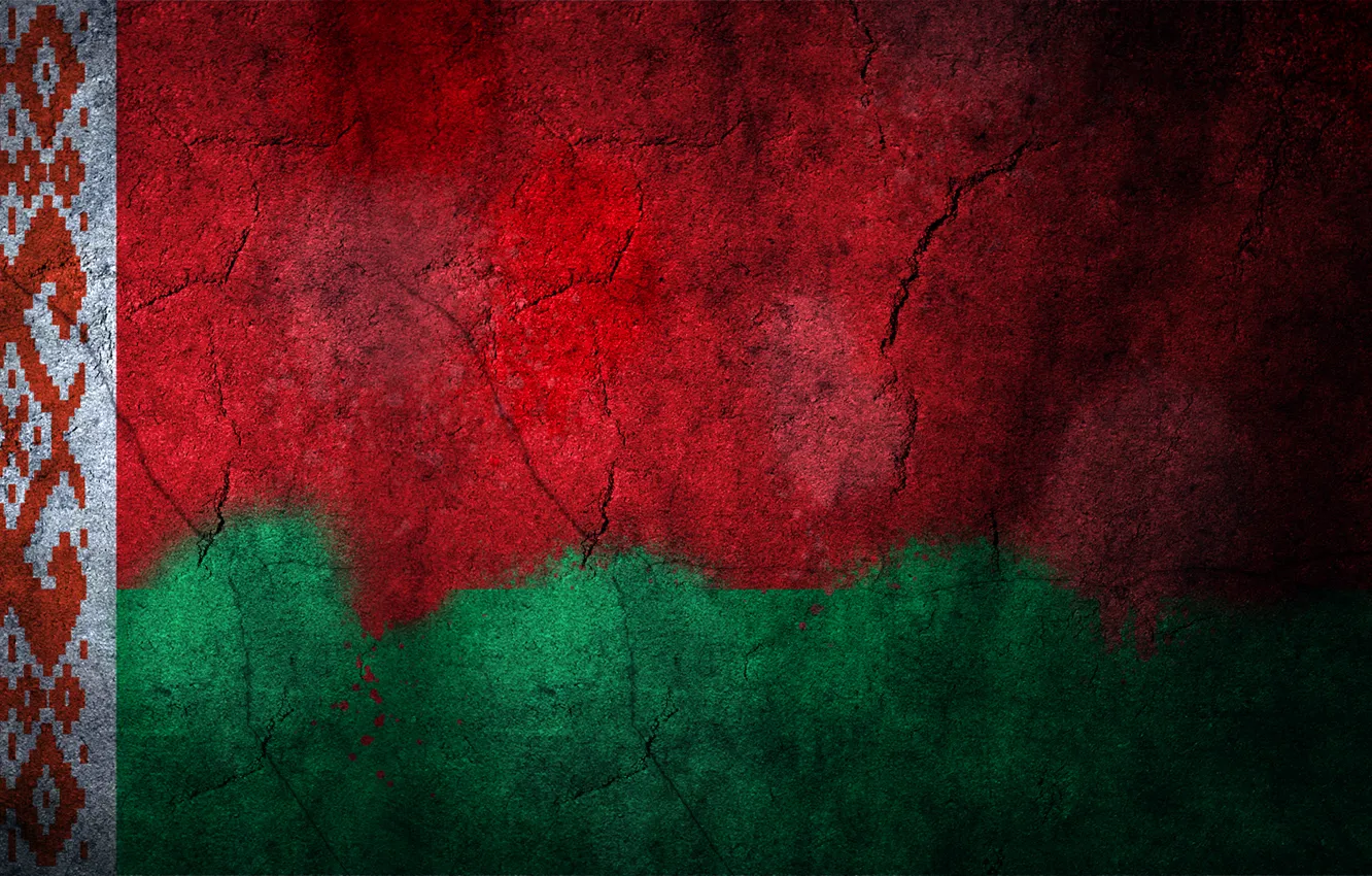 Фото обои флаг, flag, belarus, белоруссия