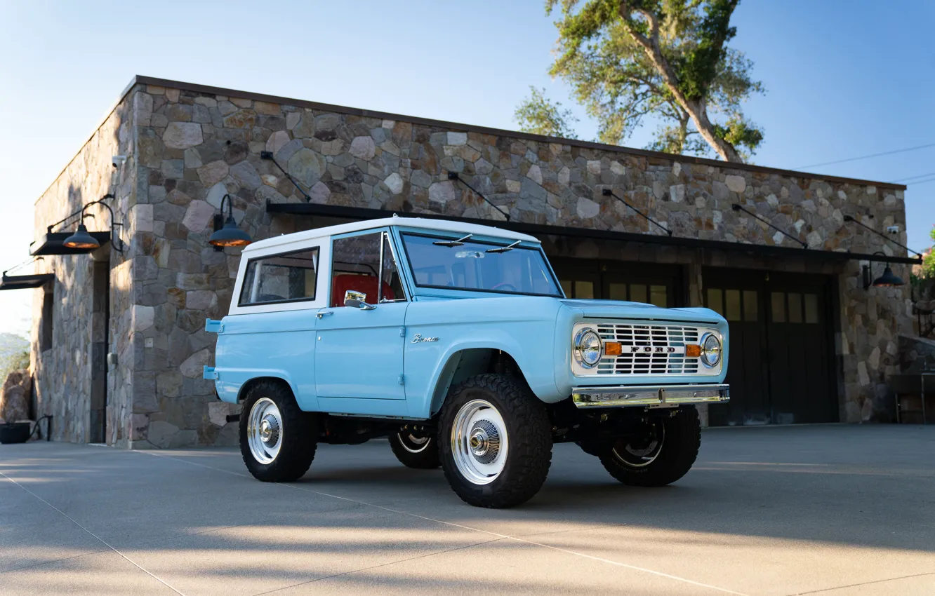 Фото обои Ford, 1974, Bronco, Ford Bronco