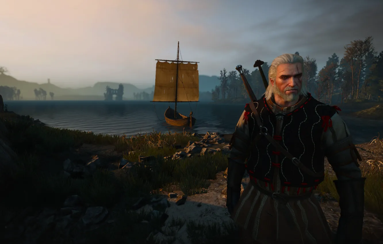 Фото обои Witcher, Witcher 3 Wild Hunt, Geralt from Rivia