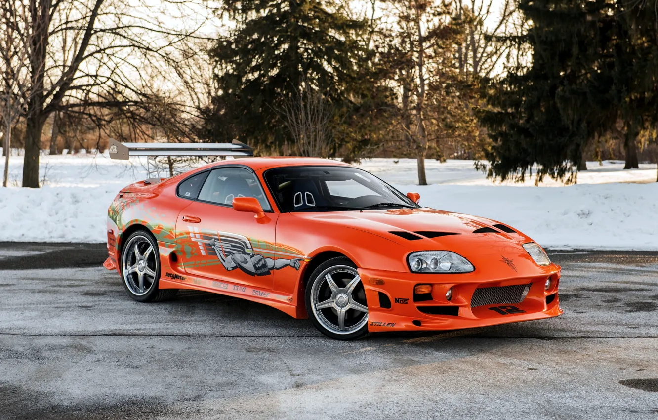 Фото обои Toyota, Supra, тойота, супра, форсаж, The Fast and the Furious, 2001