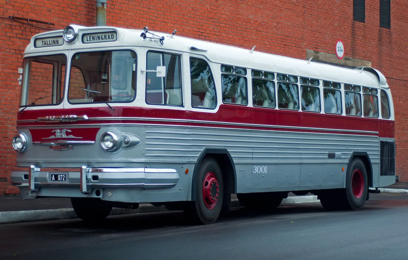 Фото обои автобус, первый, советский, ЗиС-127, 1955–56, междугородный