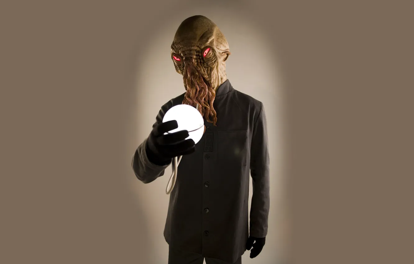 Фото обои фон, шар, инопланетянин, пришелец, сфера, Doctor Who, Доктор Кто, Ood