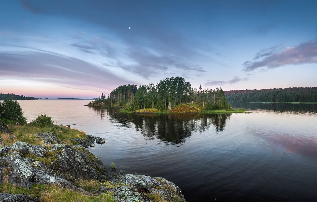 Фото обои Россия, Карелия, Ладожские шхеры