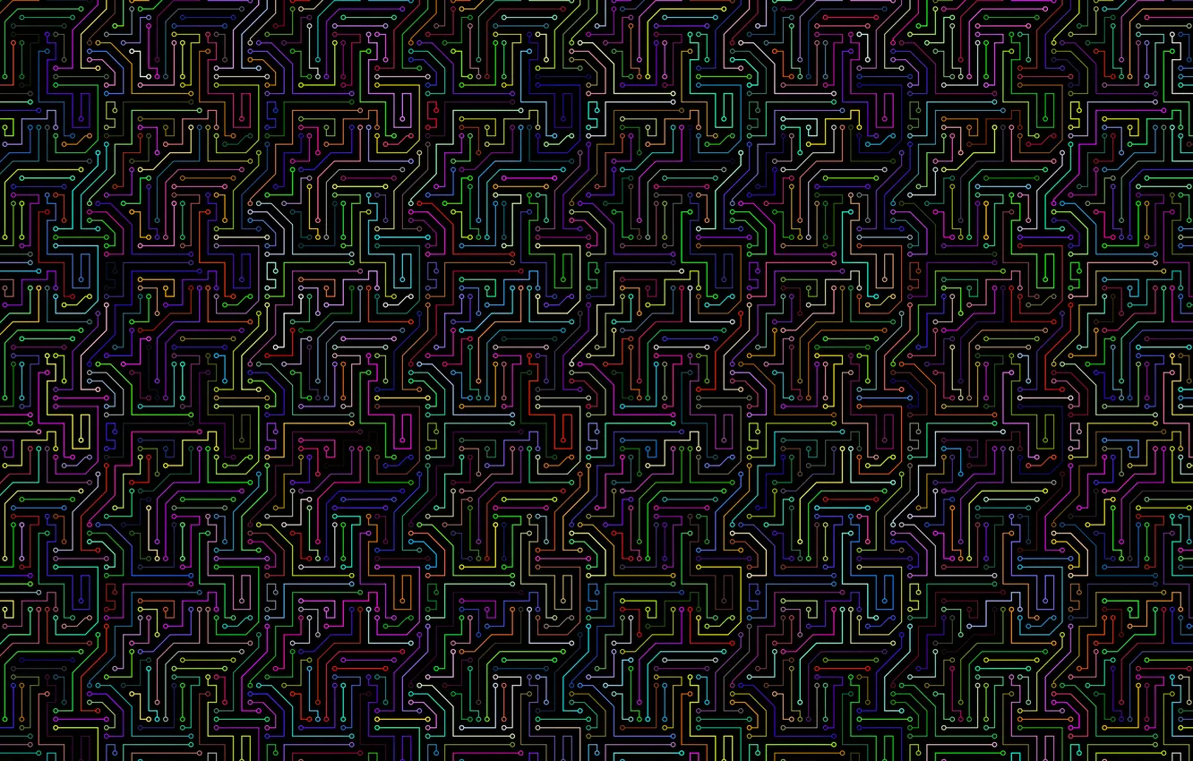 Фото обои Абстракция, Abstract, Печатная плата, Circuit Board, Монтажная плата, Pcb