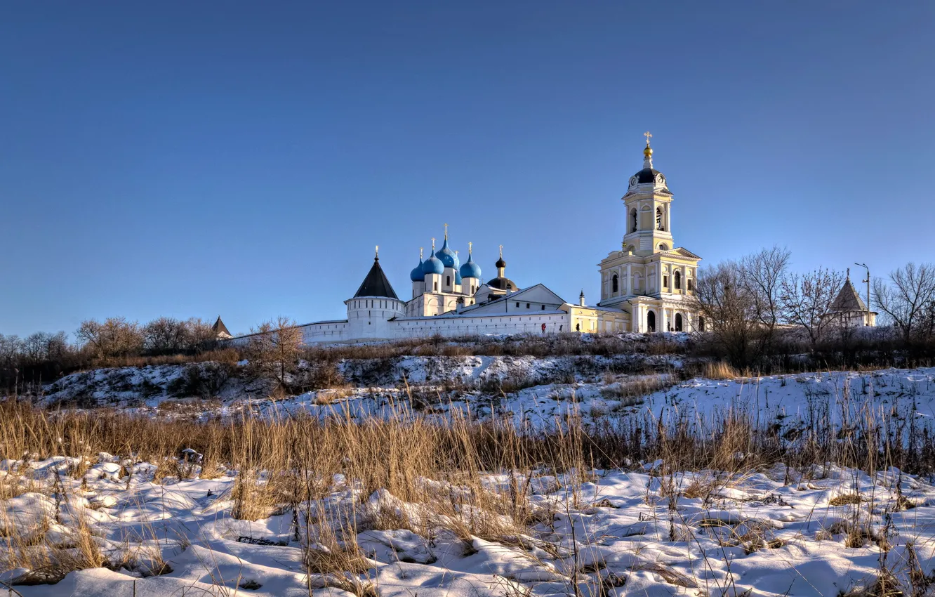 Фото обои монастырь, православие, серпухов