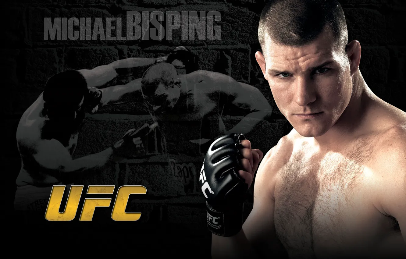 Фото обои боец, fighter, граф, mma, ufc, смешанные боевые искусства, michael bisping, майкл биспинг