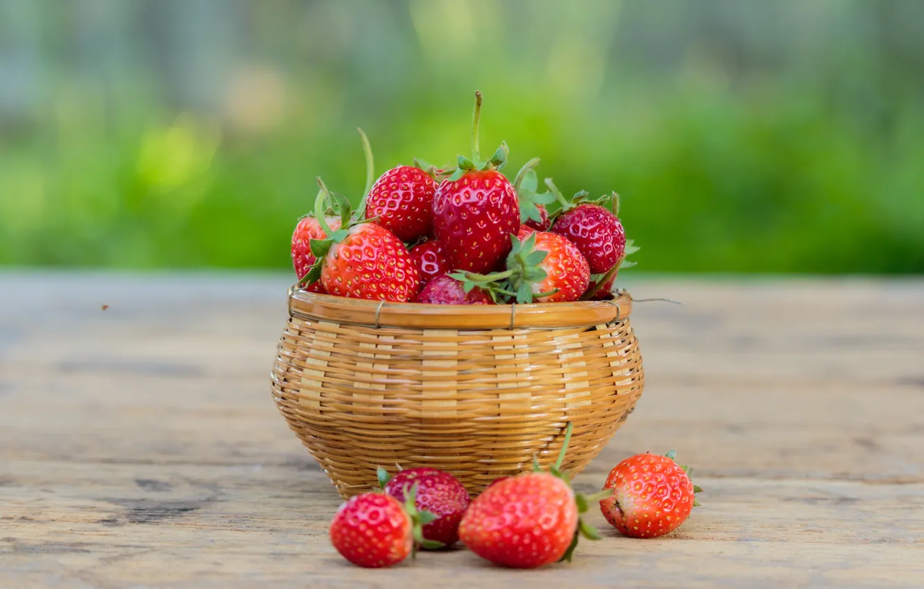 Фото обои ягоды, клубника, fresh, sweet, strawberry, berries