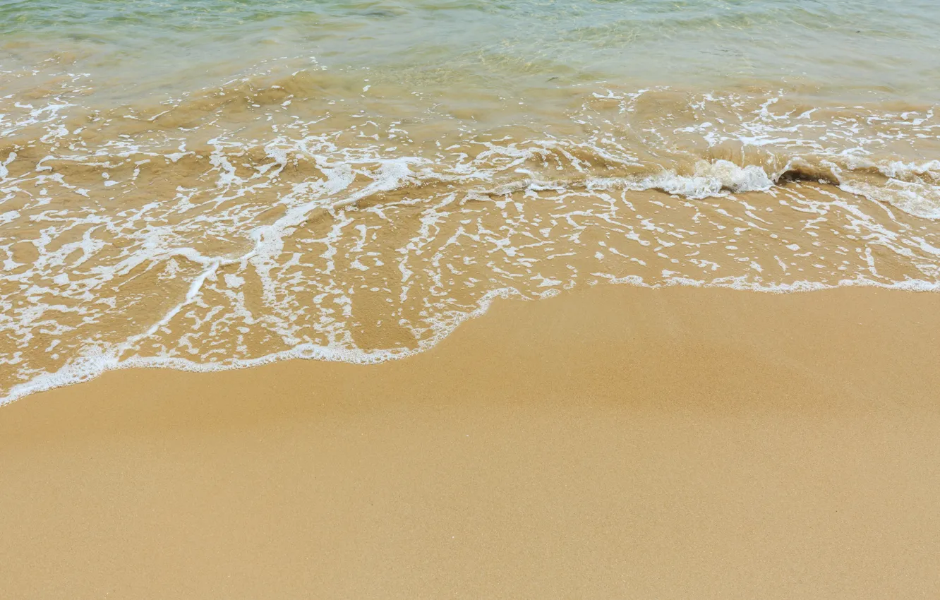 Фото обои песок, море, волны, пляж, лето, summer, beach, sea