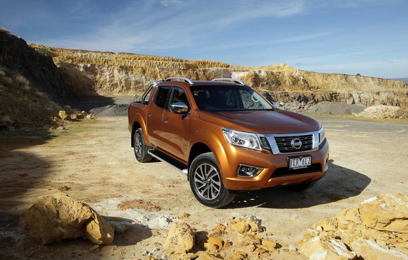 Фото обои Nissan, ниссан, Double Cab, AU-spec, Navara, 2015, NP300