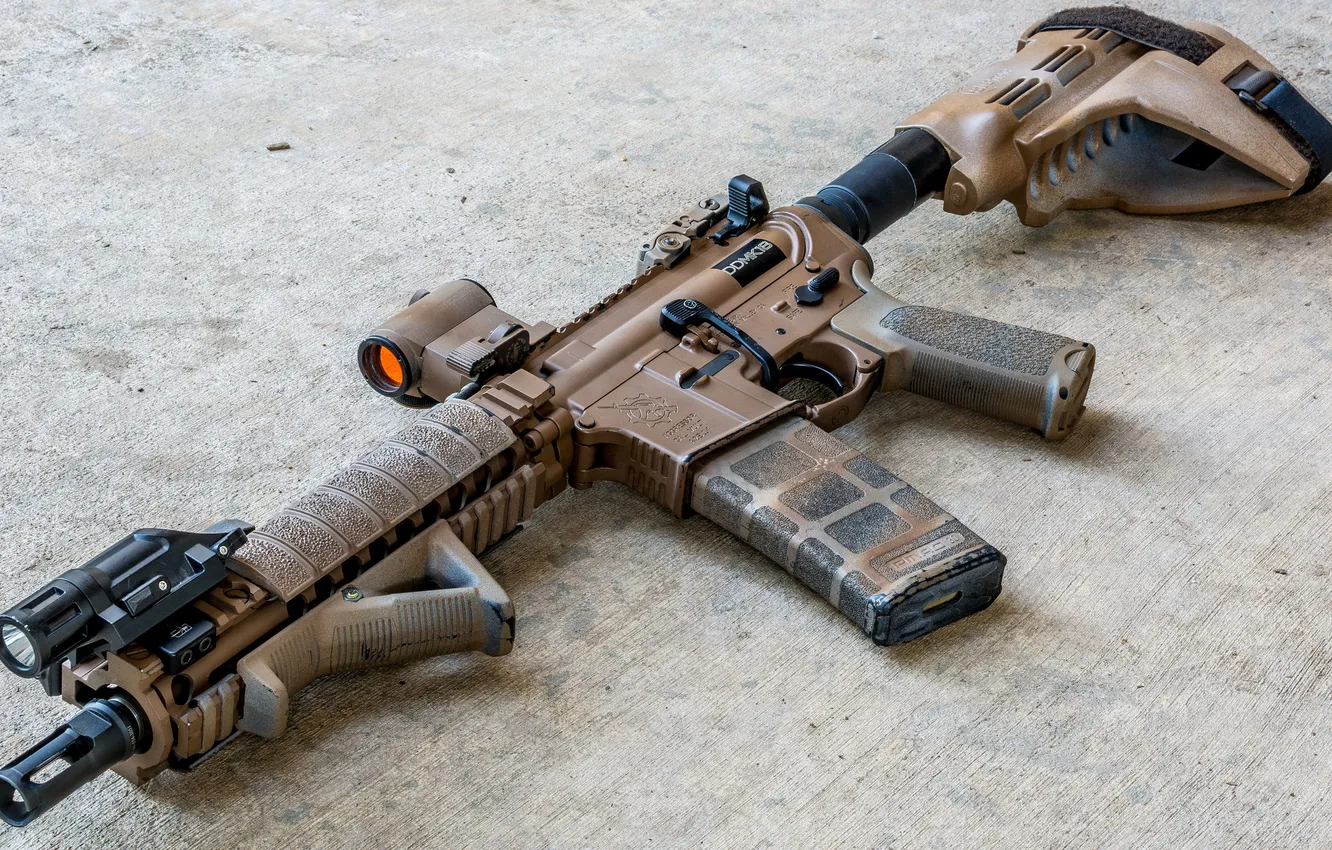Фото обои оружие, автомат, Daniel Defense, MK18