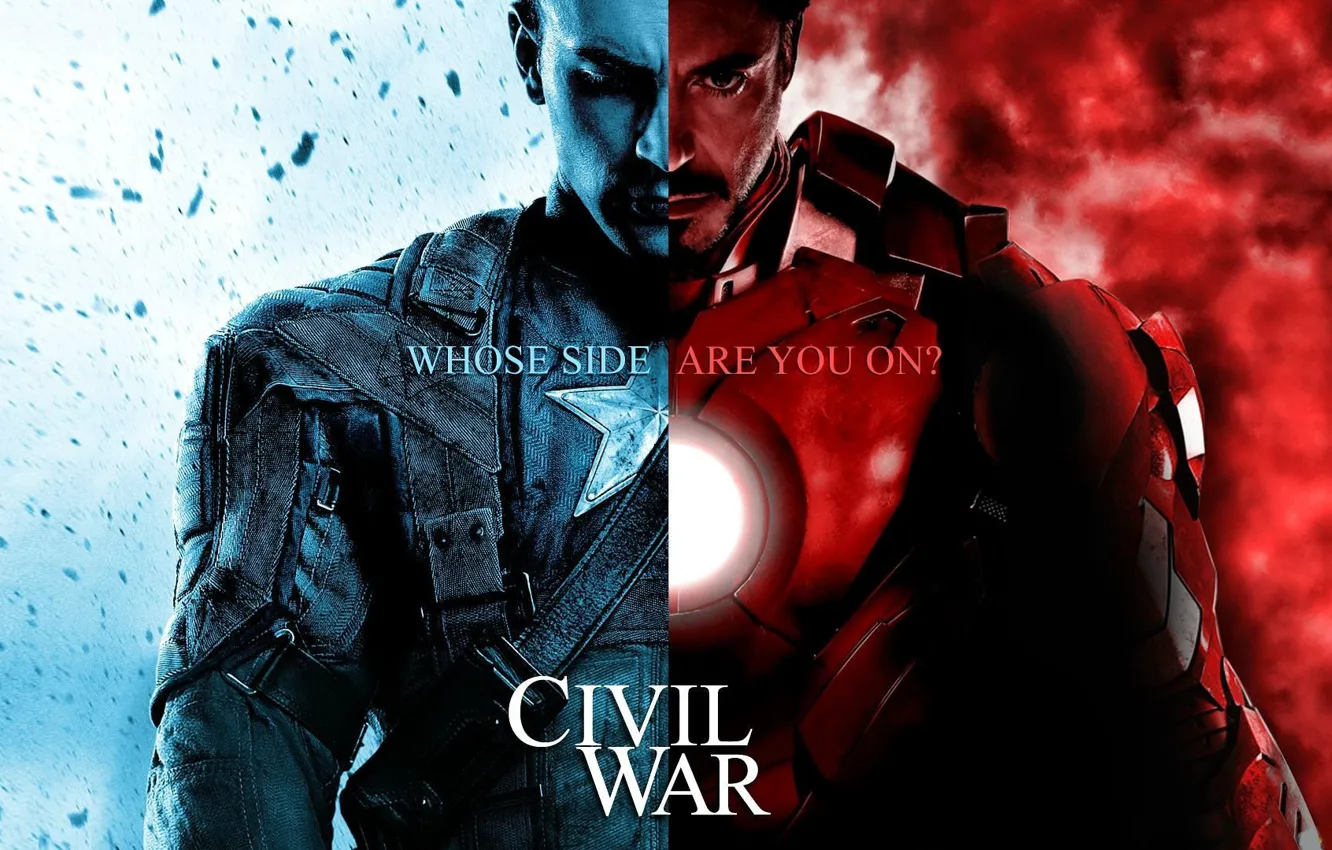 Фото обои Железный человек, Роберт Дауни Мл., Капитан Америка, Крис Эванс, Captain America:Civil War, Captain America Civil …