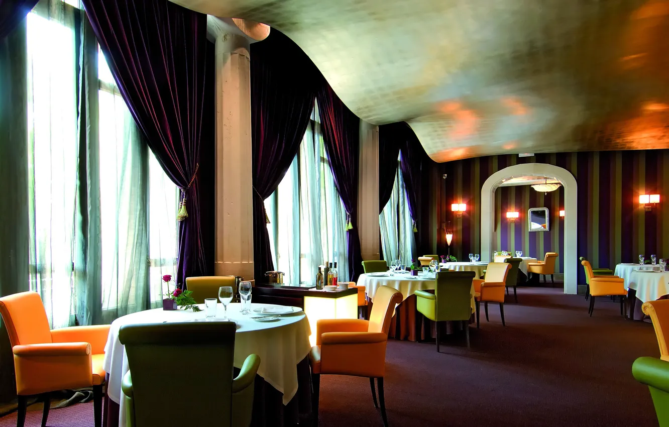 Фото обои дизайн, стиль, интерьер, ресторан, отель, Барселона, G.L. Monumento, Casa Fuster