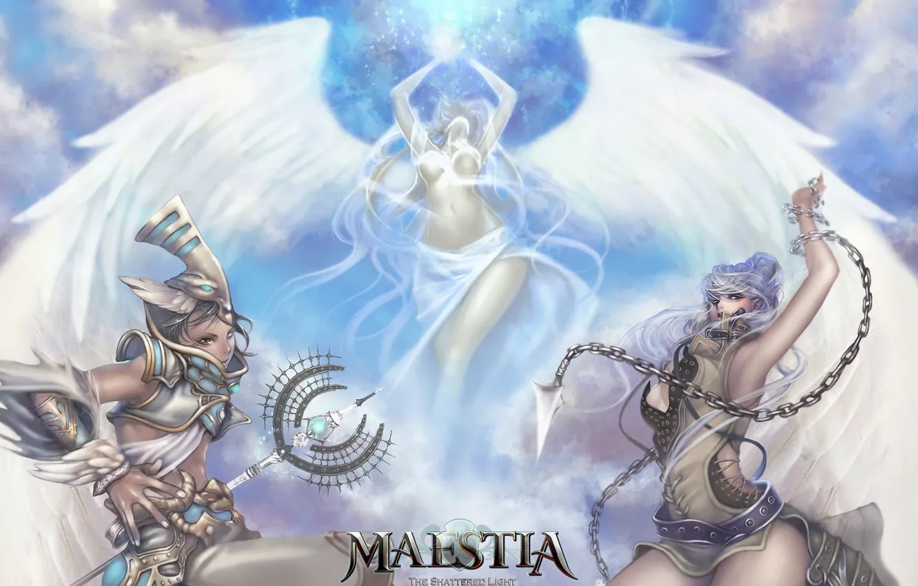 Фото обои девушки, ангел, Maestia