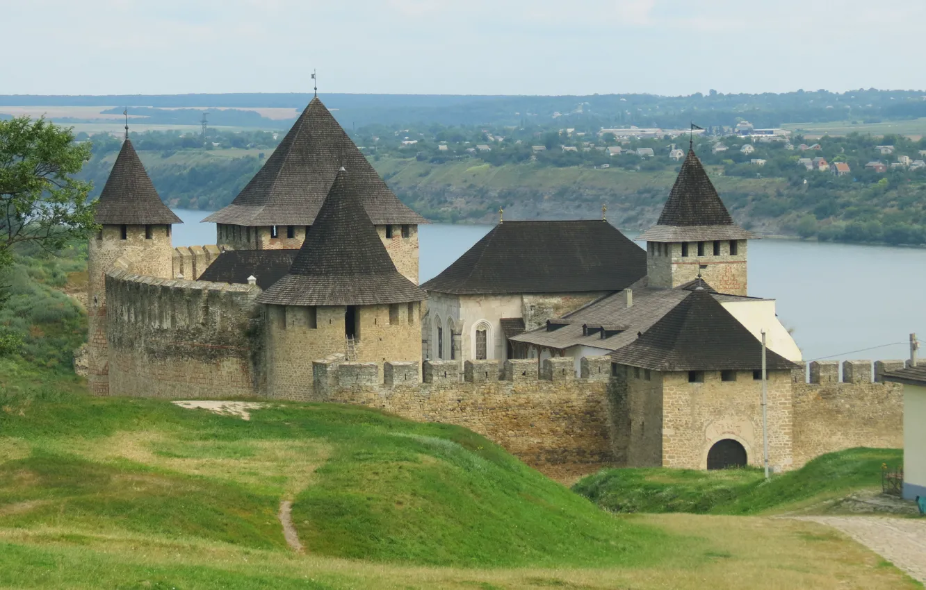 Фото обои крепость, Украина, Хотин, Черновцы