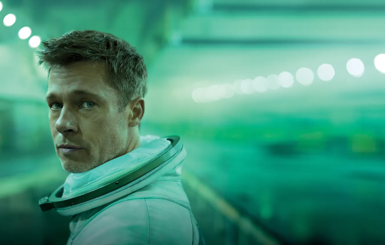 Фото обои фантастика, фильм, кадр, Брэд Питт, Brad Pitt, триллер, Ad Astra, К звёздам