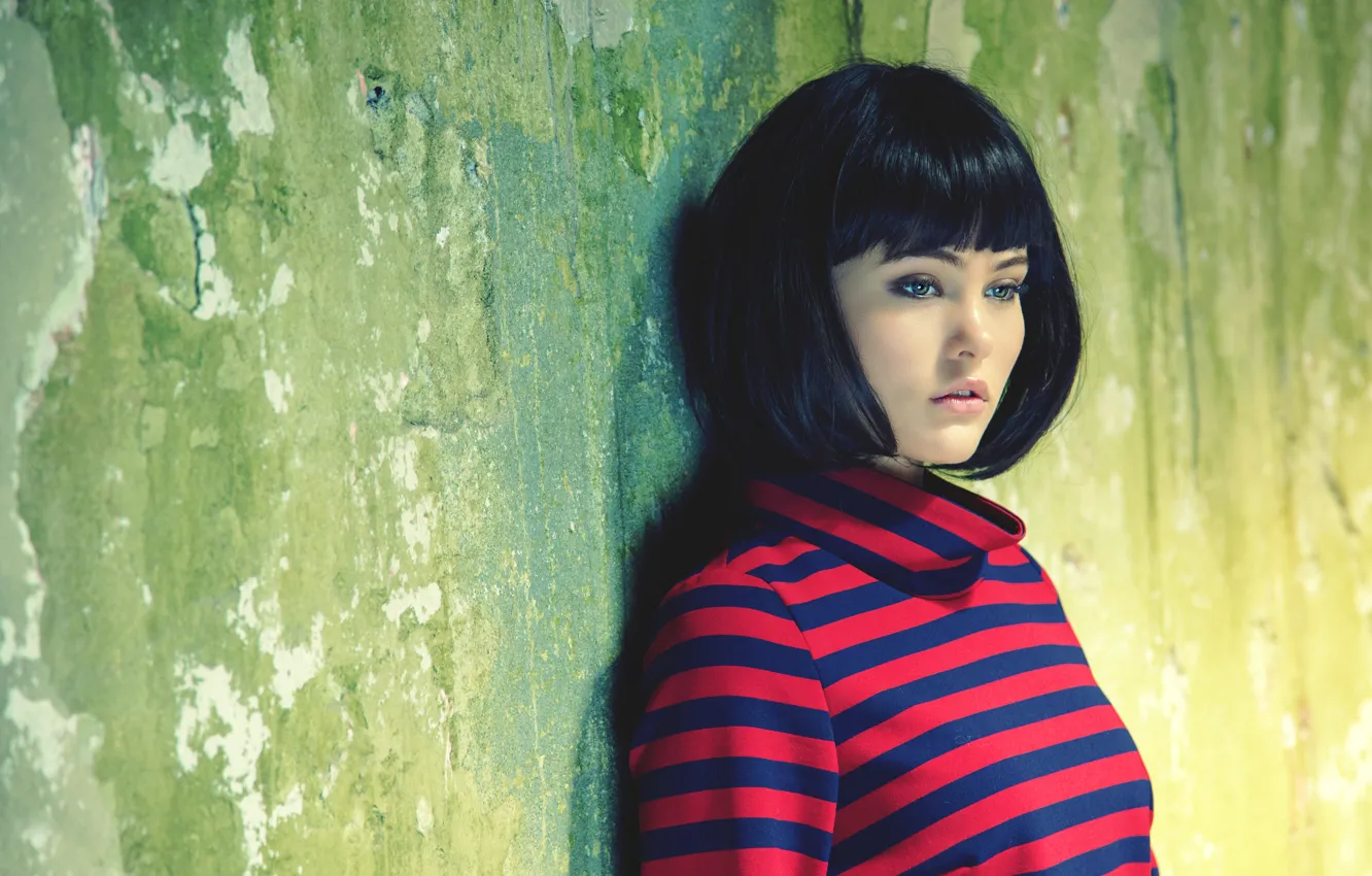 Фото обои стиль, ретро, портрет, прическа, бренд, ALBA CONDE